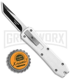 Coffin Blaster Silver DA/OTF Automatic Knife - Tanto Two-Tone 7 Coffin Blaster Silver DA/OTF Automatic Knife - Tanto Two-Tone -Deals Blade Master Store Coffin Blaster Silver DA OTF Auto Tanto TT GX 34341 jr bottlecap large