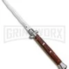 Frank B. 11" Italian Stiletto Cocobolo Automatic Knife - Kris Polish