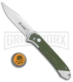 Ganzo Knives G719 Green G-10 Automatic Knife - Clip Point Stonewash -Deals Blade Master Store Ganzo Knives G719 Green G 10 Clip Point SW G719 GR BP 24623 jr bottlecap large