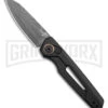 Kershaw Launch 11 Black Aluminum Automatic Knife - Damascus Plain