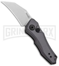 Kershaw Launch 10 Gray Automatic Knife CA Legal - Stonewash Plain
