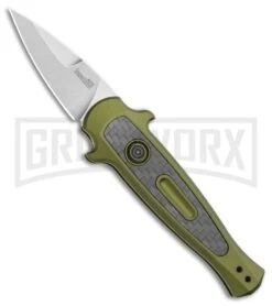 Kershaw Launch 12CA Legal OD Green Automatic Knife - SW Plain