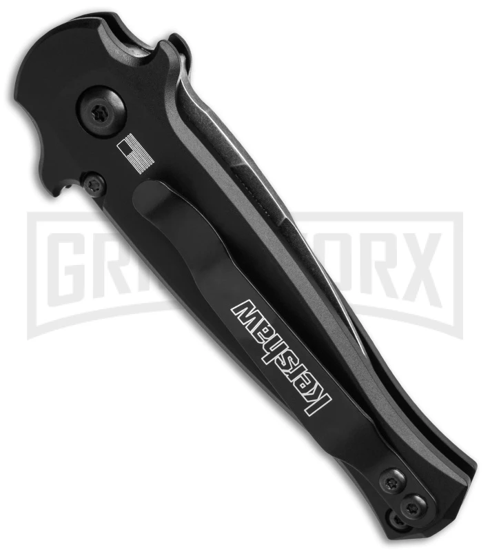 Kershaw Launch 12 CA Legal Black/Carbon Fiber Automatic Knife - Black SW Plain 3 Kershaw Launch 12 CA Legal Black/Carbon Fiber Automatic Knife - Black SW Plain - Image 3