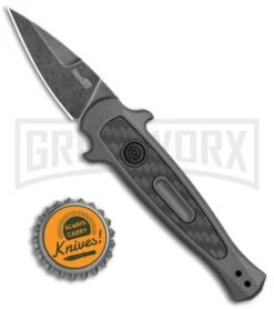 Kershaw Launch 12 CA Legal Gray Automatic Knife - Black SW Plain -Deals Blade Master Store Kershaw Launch 12 Call Legal Stiletto Auto Grey KER7130GRYBW BHQ 114623 jr bottlecap large