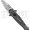 Kershaw Launch 12 CA Legal Black Automatic Knife - Stonewash Plain