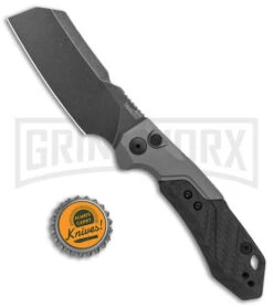 Kershaw Launch 14 Automatic Knife Cleaver Gray Aluminum - Black Stonewash Plain -Deals Blade Master Store Kershaw Launch 14 Auto Cleaver BlackWash 7850 BHQ 139777 jr bottlecap large