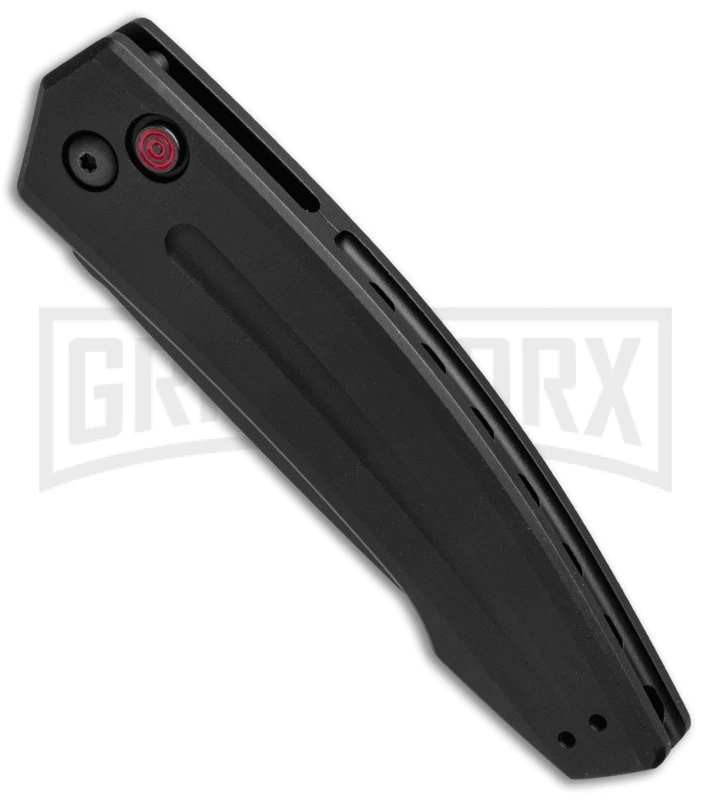 Kershaw Launch 2 Black Automatic Knife - Black Serr 2 Kershaw Launch 2 Black Automatic Knife - Black Serr - Image 2