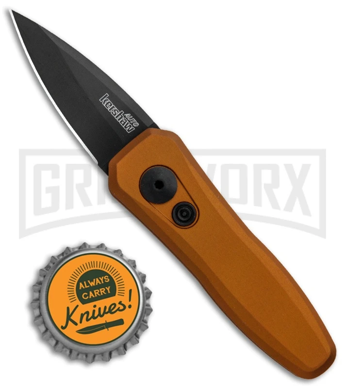 Kershaw Launch 4 Bronze Automatic Knife CA Legal - Black Plain 4 Kershaw Launch 4 Bronze Automatic Knife CA Legal - Black Plain - Image 4