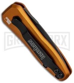 Kershaw Launch 4 Bronze Automatic Knife CA Legal - Black Plain 10 Kershaw Launch 4 Bronze Automatic Knife CA Legal - Black Plain -Deals Blade Master Store Kershaw Launch 4 CA Legal Auto Bronze Black 7500EBBLK BHQ 82252 jr side large