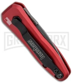 Kershaw Launch 4 Red Automatic Knife CA Legal - Damascus Plain 11 Kershaw Launch 4 Red Automatic Knife CA Legal - Damascus Plain -Deals Blade Master Store Kershaw Launch 4 CA Legal Auto Red Damascus 7500RDDAM BHQ 91649 jr side large