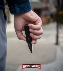 Kershaw Launch 4 Gray Automatic Knife CA Legal - Black Plain -Deals Blade Master Store Kershaw Launch 4 CA Legal Automatic Knife Black 7500BL BHQ 34416 lifestyle web large 1