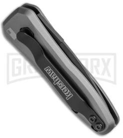 Kershaw Launch 4 Gray Automatic Knife CA Legal - Black Plain -Deals Blade Master Store Kershaw Launch 4 CA Legal Gray Black KER7500GRYBLK BHQ 74062 jr side large