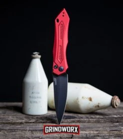 Kershaw Launch 6 Red Automatic Knife - Black Plain 9 Kershaw Launch 6 Red Automatic Knife - Black Plain -Deals Blade Master Store Kershaw Launch 6 Automatic Knife Red Aluminum Black 7800RDBLK BHQ37456 kp wood bottles web large