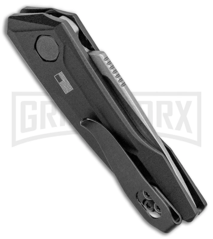 Kershaw Launch 9 Black Automatic Knife CA Legal - Stonewash Plain 3 Kershaw Launch 9 Black Automatic Knife CA Legal - Stonewash Plain - Image 3