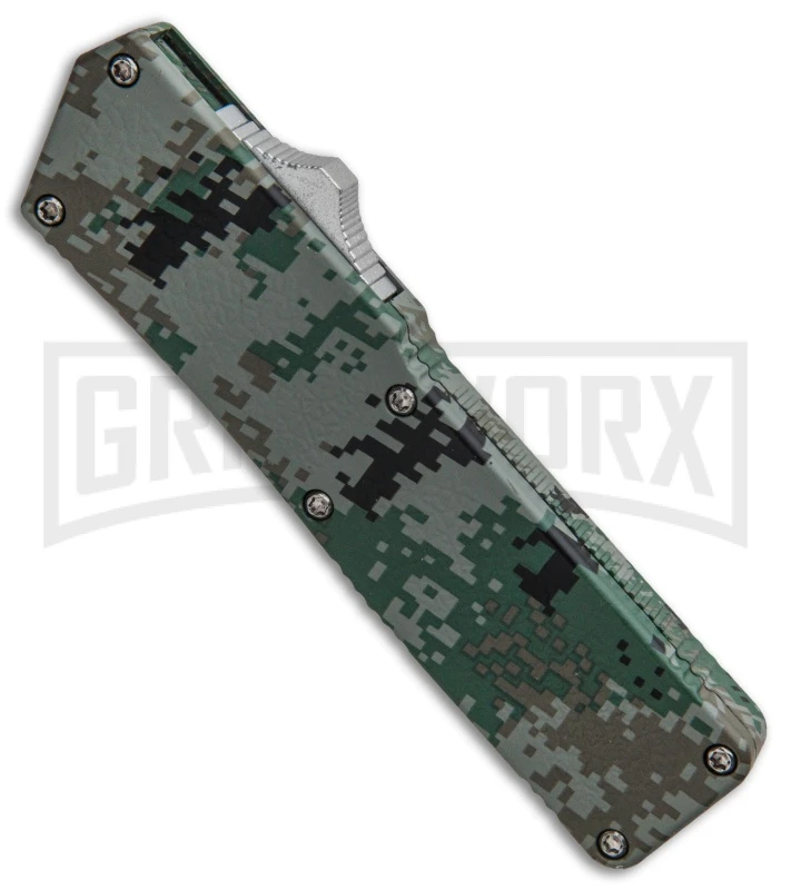 Lightning Digi Camo D/A OTF Automatic Knife - Satin Plain 2 Lightning Digi Camo D/A OTF Automatic Knife - Satin Plain - Image 2