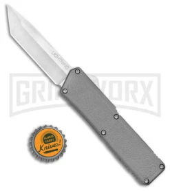 Lightning Gray D/A OTF Automatic Knife - Tanto Satin 7 Lightning Gray D/A OTF Automatic Knife - Tanto Satin -Deals Blade Master Store Lightning Gray DA OTF Auto Knife Tanto Satin GX 34076 jr bottlecap large