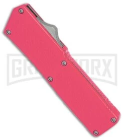 Lightning Pink D/A OTF Automatic Knife - Black Dagger 6 Lightning Pink D/A OTF Automatic Knife - Black Dagger -Deals Blade Master Store Lightning Pink DA Black Dagger BP 27478 er spine large