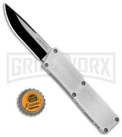 Lightning White D/A OTF Automatic Knife - Two-Tone Plain 7 Lightning White D/A OTF Automatic Knife - Two-Tone Plain -Deals Blade Master Store Lightning White DA OTF Auto TT Plain GX 31872 jr bottlecap large