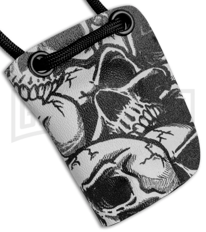 Linos Kydex Skull Sheath W/ Black Neck Cord For Boker Kalashnikov KALS 2 Linos Kydex Skull Sheath W/ Black Neck Cord For Boker Kalashnikov KALS - Image 2