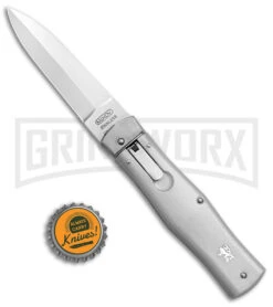 Mikov 241 Predator ABS Silver Automatic Lever Lock Knife - Polish 420 -Deals Blade Master Store Mikov 241 Bily LL Auto Silver Polish BHQ 152778 jr bottlecap large