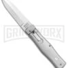 Mikov 241 Predator ABS Silver Automatic Lever Lock Knife - Polish 420
