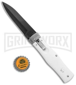 Mikov 241 Predator ABS White Automatic Lever Lock Knife - Black Bayo 7 Mikov 241 Predator ABS White Automatic Lever Lock Knife - Black Bayo -Deals Blade Master Store Mikov 241 Predator LL Auto ABS White Black Bayo BHQ 102913 jr bottlecap large