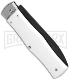 Mikov 241 Predator ABS White Automatic Lever Lock Knife - Black Bayo 6 Mikov 241 Predator ABS White Automatic Lever Lock Knife - Black Bayo -Deals Blade Master Store Mikov 241 Predator LL Auto ABS White Black Bayo BHQ 102913 jr side large