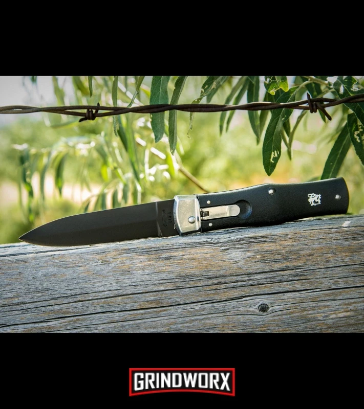 Mikov 241 Predator ABS Black Automatic Leverlock Knife - Black Dagger 4 Mikov 241 Predator ABS Black Automatic Leverlock Knife - Black Dagger - Image 4