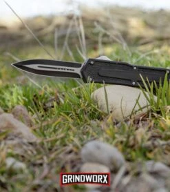 Reaver Dagger D/A OTF Automatic Knife - Black Plain -Deals Blade Master Store Reaver Dagger DA OTF Auto Black 87317 BP 17867 jr lifestyle large