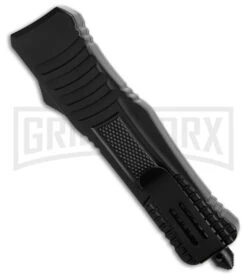 Rumble Black D/A OTF Automatic Knife Clip Point (3.75" Two Tone) -Deals Blade Master Store Rumble Black D A OTF Automatic Knife Clip Point Two Tone GX 41426 side kc large
