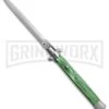 SKM/AB 13" Italian Stiletto Green Pearlex Automatic Knife - Dagger