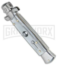 Deals Blade Master Store -Deals Blade Master Store SKM AB Italian Stiletto Gray Pearlex Dagger Satin BP 22519 jr spine large