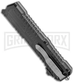 Schrade SCHOTF3B Viper OTF Assisted Opening Knife - Black Plain -Deals Blade Master Store Schrade Viper OTF Assisted Opening Knife Black SCHOTF3B BHQ 11577 jr side large