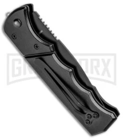 Super Knife Dingo Black Marble Acrylic Automatic Knife - Black Serr 6 Super Knife Dingo Black Marble Acrylic Automatic Knife - Black Serr -Deals Blade Master Store Super Knife Dingo Black Marble Acrylic Auto Black Serr GA623BKMBK GX 33495 jr side large