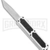 Titan White D/A OTF Automatic Knife - Tanto Satin 4TH18