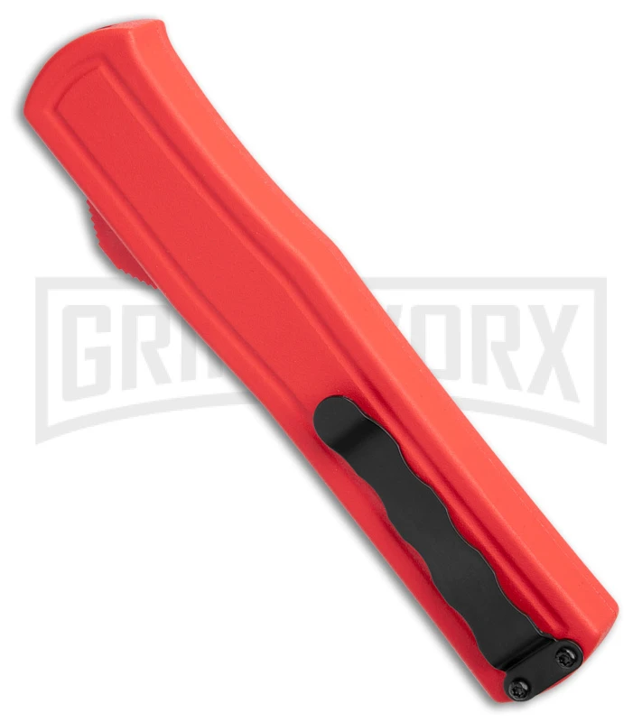 AKC F-20 Red D/A OTF Automatic Knife - Two Tone Plain 3 AKC F-20 Red D/A OTF Automatic Knife - Two Tone Plain - Image 3