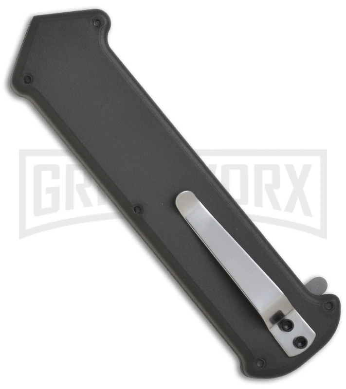 Gray Arrow OTF Joker Automatic Knife Cupid Clone - Bead Blast Serr 2 Gray Arrow OTF Joker Automatic Knife Cupid Clone - Bead Blast Serr - Image 2