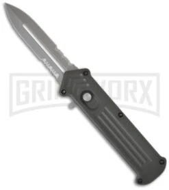 Gray Arrow OTF Joker Automatic Knife Cupid Clone - Bead Blast Serr