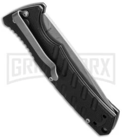 Boker Plus Strike Automatic Knife - Drop Point Stonewash Plain -Deals Blade Master Store boker 01bo400n side cm large