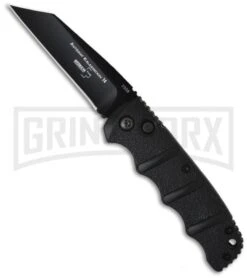 Boker Kalashnikov Black Automatic Knife - Wharncliffe Black Plain