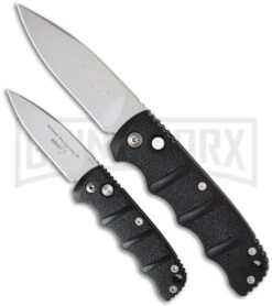 Boker Mini Kalashnikov Black Automatic Knife - Bead Blast Plain -Deals Blade Master Store boker kalashnikov mini 01kals73 size comparison large