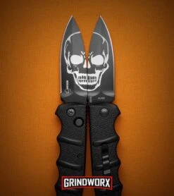 Boker Kalashnikov Skull Black Automatic Knife - Dagger Black Plain -Deals Blade Master Store boker kalashnikov skull dagger blk BHQ 48870 dl large