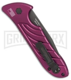 Kershaw Emerson Launch 5 Purple Automatic Knife - Black Plain 5 Kershaw Emerson Launch 5 Purple Automatic Knife - Black Plain -Deals Blade Master Store kershaw emerson launch 5 purple black 7600 PURBLK BHQ 49650 er side large