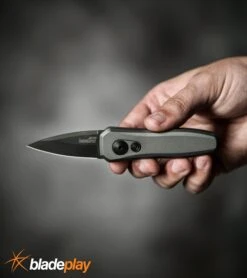 Kershaw Launch 4 Gray Automatic Knife CA Legal - Black Plain -Deals Blade Master Store kershaw launch 4 gray 7500GRYBLK BHQ 74062 dl hand large