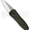 Kershaw Launch 4 OD Green Automatic Knife CA Legal - Stonewash Plain