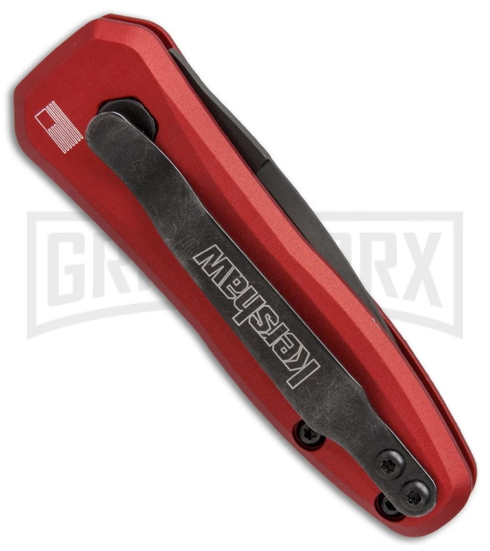 Kershaw Launch 4 Red Automatic Knife CA Legal - Black Plain 4TH18 3 Kershaw Launch 4 Red Automatic Knife CA Legal - Black Plain 4TH18 - Image 3