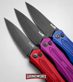 Kershaw Launch 6 Red Automatic Knife - Black Plain 8 Kershaw Launch 6 Red Automatic Knife - Black Plain -Deals Blade Master Store kershaw launch 6 purple blue red dl vertical confetti large