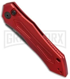 Kershaw Launch 6 Red Automatic Knife - Black Plain 7 Kershaw Launch 6 Red Automatic Knife - Black Plain -Deals Blade Master Store kershaw launch 6 red ker7800rdblk BHQ 37456 er spine large
