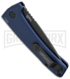 Kershaw Launch 3 Blue Automatic Knife - Black Plain -Deals Blade Master Store kershaw launch auto 3 black dlc blue side cm large