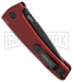 Kershaw Launch 3 Red Automatic Knife - Black Plain -Deals Blade Master Store kershaw launch auto 3 black dlc red side cm large